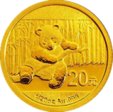 2014版熊猫金币