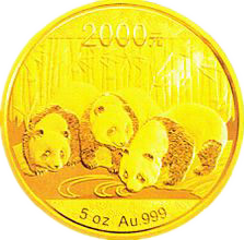 2013版熊猫金币