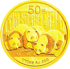 2013版熊猫金币