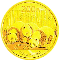 2013版熊猫金币