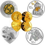 2016吉祥文化金银币