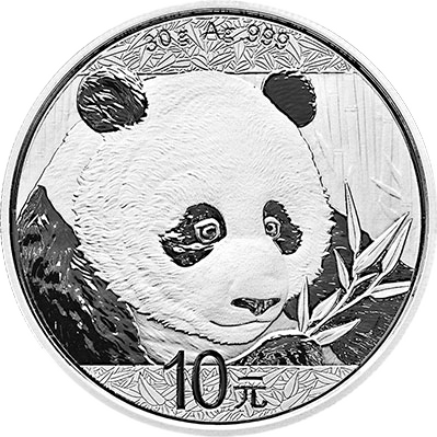 2018版熊猫银币